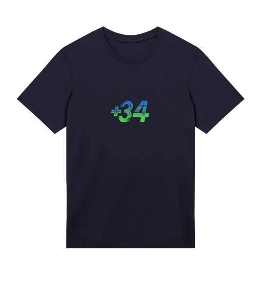 +34 Men's Navy Blue Tee